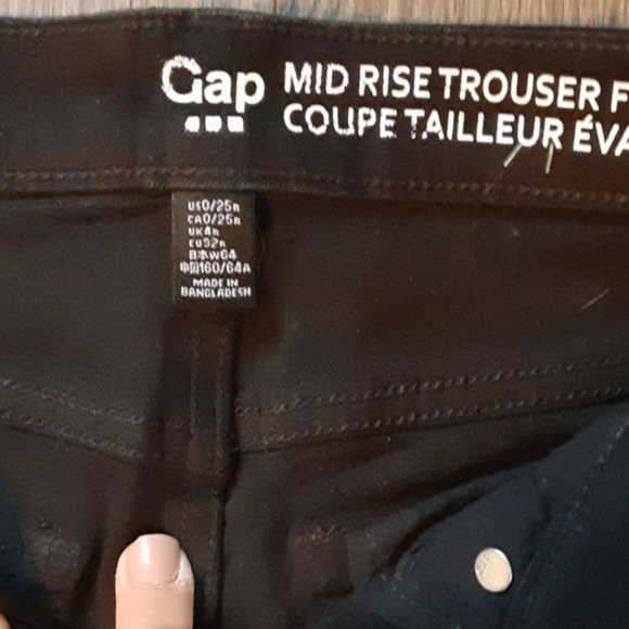 NWOT Black Gap Midrise trouser flare Size 0 - Picture 2 of 5